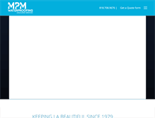 Tablet Screenshot of mpmco.com